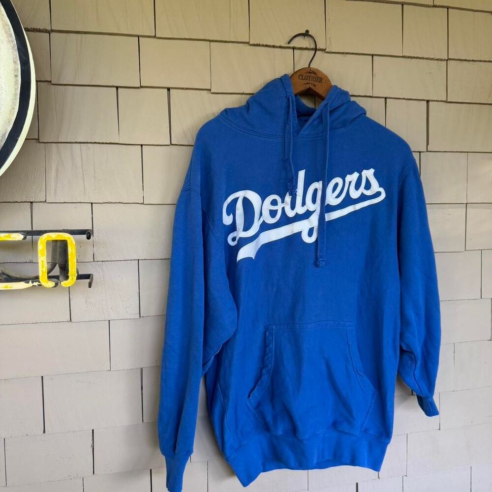 Majestic-athletic Men's Blue Hoodie